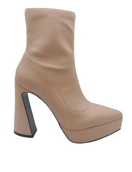 Botines Jeannot beige plataforma mujer