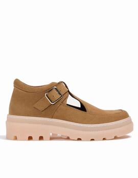 Zapato Naguisa Lyra camel mujer