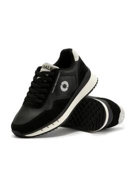 Deportiva Ecoalf Cervino eco piel negra mujer