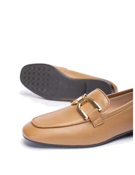 Mocasines Unisa Baxter dark camel mujer