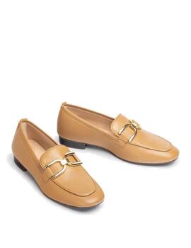 Mocasines Unisa Baxter dark camel mujer