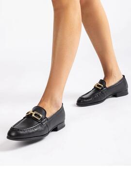 Mocasines Unisa Dylon en negro mujer