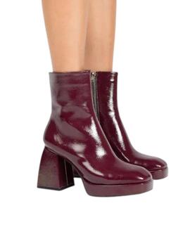 Botines MIM Yasu burdeos mujer