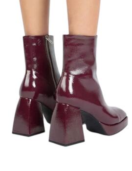 Botines MIM Yasu burdeos mujer