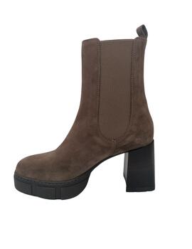 Botines chelsea Unisa Kelsei taupe mujer