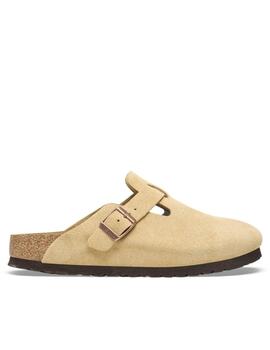 Zuecos Birkenstock Boston latte Cream