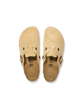 Zuecos Birkenstock Boston latte Cream