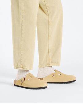 Zuecos Birkenstock Boston latte Cream