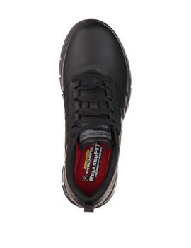 Deportiva de trabajo Skechers work en negro