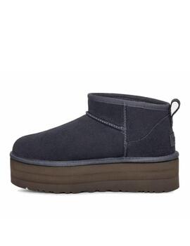 UGG plataforma ultra mini azul mujer