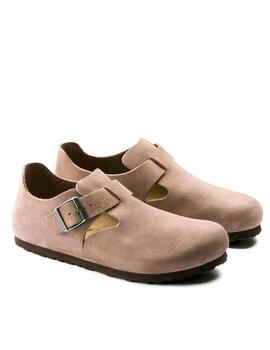 Zueco Birkentsock London taupe mujer