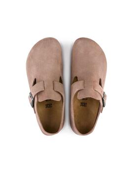 Zueco Birkentsock London taupe mujer