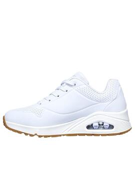 Skechers UNO en blanco mujer