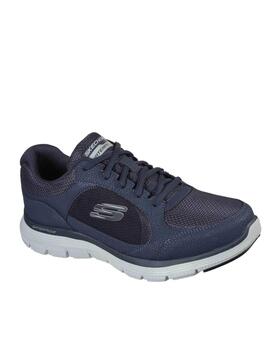 Deportiva Skechers azul waterproof hombre