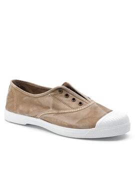 Zapatilla Natural world beige 102E mujer 