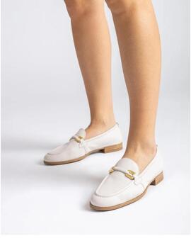 Mocasin Unisa daneri blanco mujer