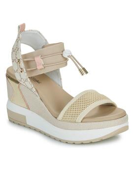 Sandalia Nero Giardini beige sport mujer