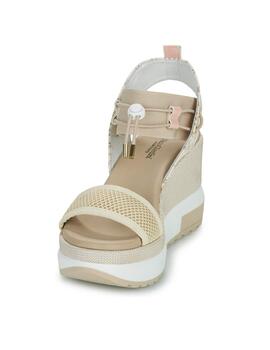 Sandalia Nero Giardini beige sport mujer