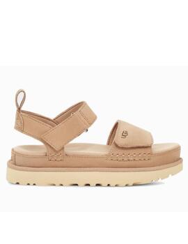 Sandalia UGG Goldenstar beige mujer