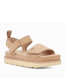 Sandalia UGG Goldenstar beige mujer