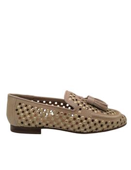 Mocasines Pedro Miralles beige mujer 14585