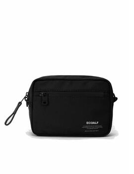 Bolso bandolera Ecoalf negro mujer