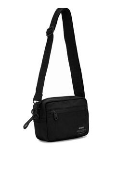 Bolso bandolera Ecoalf negro mujer