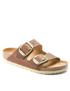 Sandalia Big Buckle marron Birkenstock mujer