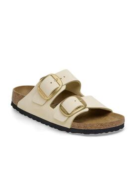 Sandalia Birkenstock Ecru Big Buckle mujer