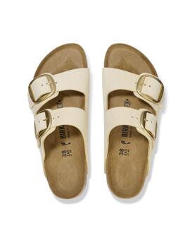 Sandalia Birkenstock Ecru Big Buckle mujer