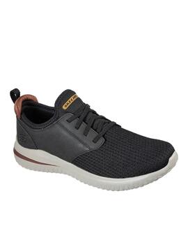 Deportiva Skechers Delson negro hombre