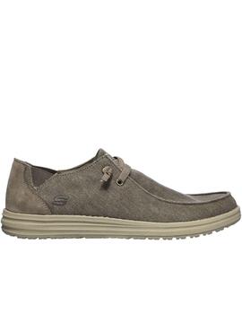 Wallaby Skechers kaki 66387 hombre