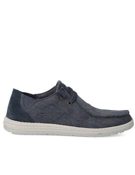 Wallaby Skechers en azul para hombre