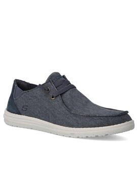 Wallaby Skechers en azul para hombre