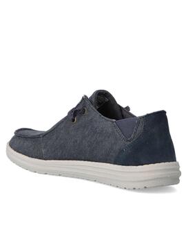 Wallaby Skechers en azul para hombre