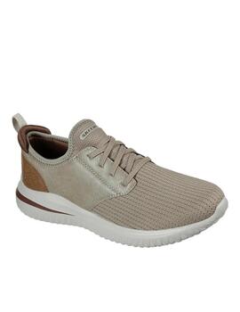 Deportiva Skechers Delson taupe hombre 210239