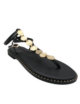 Sandalias Mosaic en negro 480 griegas