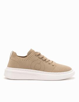 Deportivas Ecoalf bermudas beige mujer