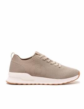 Deportivas Ecoalf beige de punto mujer