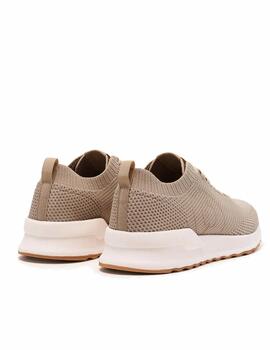 Deportivas Ecoalf beige de punto mujer