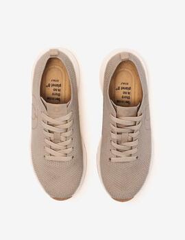 Deportivas Ecoalf beige de punto mujer