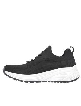 Deportiva Skechers Bobs en negro mujer 117027