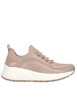 Deportiva Skechers Bobs en beige mujer 117027 