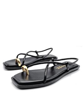 Sandalias Bryan en negro de dedo mujer 7300