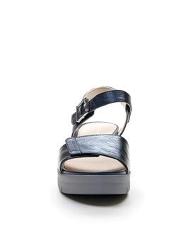 Sandalia Stonefly azul metalizada mujer  108232