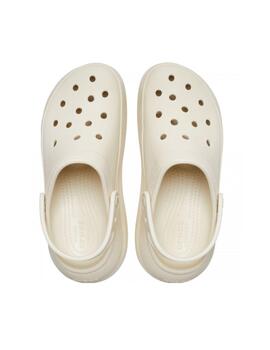 Zuecos Crocs Crush U en blanco bone 