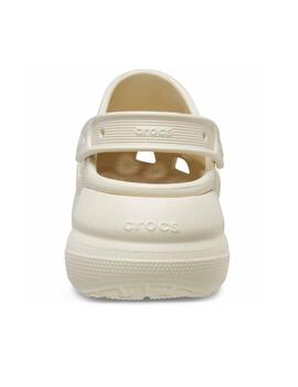 Zuecos Crocs Crush U en blanco bone 