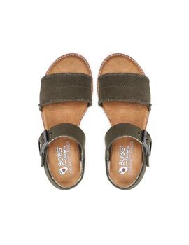 Alpargata Skechers 113541 oliva mujer