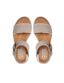 Alpargata Skechers taupe 113541 mujer
