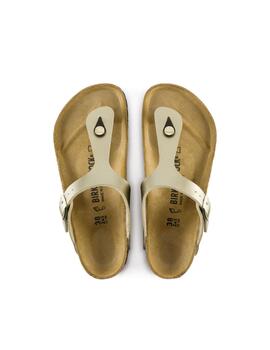 Sandalia Birkenstock Gizeh dorado mujer